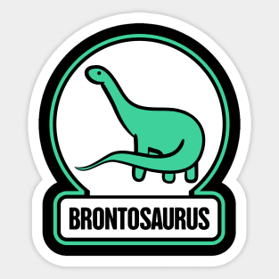 Long Neck Dinosaur Brontosaurus Graphic Sticker